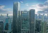 Foto: Menara SMBC, CBD Mega Kuningan, Jakarta Selatan.