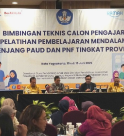Sebanyak 194 Peserta dari Seluruh Provinsi Ikuti Bimtek Calon Pengajar Pembelajaran Mendalam Tingkat PAUD dan PNF