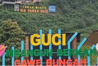 Wisata Pemandian air panas Guci di Tegal, Jawa Tengah.(foto/ayotegal.com)