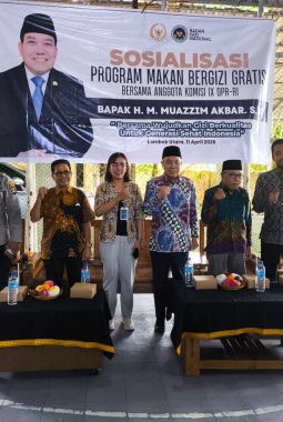 Sosialisasi Program MBG bersama Mitra Kerja BGN di Pemenang Lombok